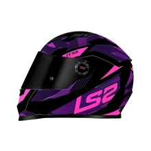 Capacete LS2 FF358 Tank Camuflado Purple